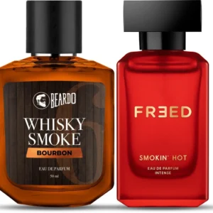 BEARDO Whiskey Smoke Bourbon & Freed Smokin' Hot Perfume |Strong & Long Lasting Perfume Perfume - 130 ml (For Men & Women)
