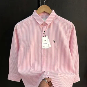 VG BROTHER Men Regular Fit Striped Spread Collar Casual Shirt
